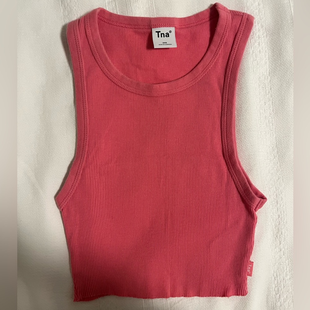 TNA Coral Ribbed Sleeveless Top